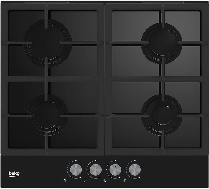 Варильна поверхня газова Beko HILG 64225 S (закалене скло, чавунні решітки, газ-контроль) 173850 - Фото 1 Варильна поверхня газова Beko HILG 64225 S (закалене скло, чавунні решітки, газ-контроль) 173850 - зображення 1