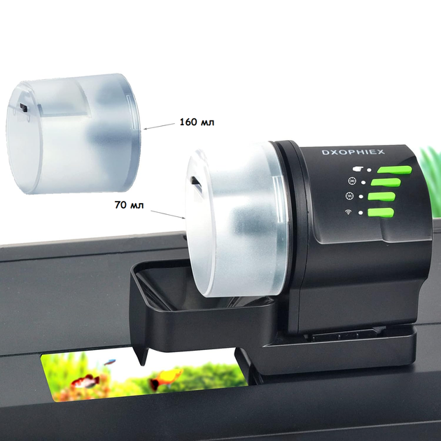 Кормушка автоматическая для рыб рыбок, автокормушка для аквариума USB, Resun AF-2020 - Фото 4 Кормушка автоматическая для рыб рыбок, автокормушка для аквариума USB, Resun AF-2020 - изображение 4