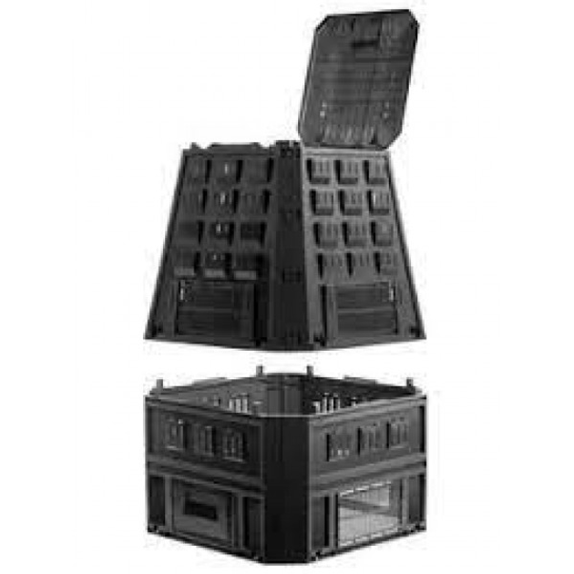 Компостер садовый Prosperplast "Evogreen", цвет: черный, 850 л - изображение 5