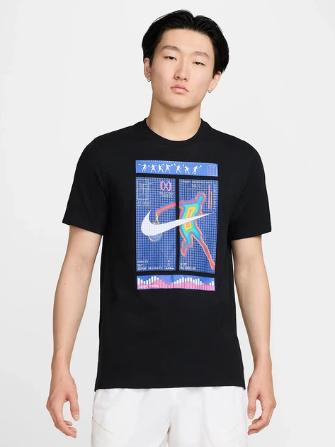 Футболка длинная мужская Nike Court Dri-Fit Tennis HJ3369-010 L