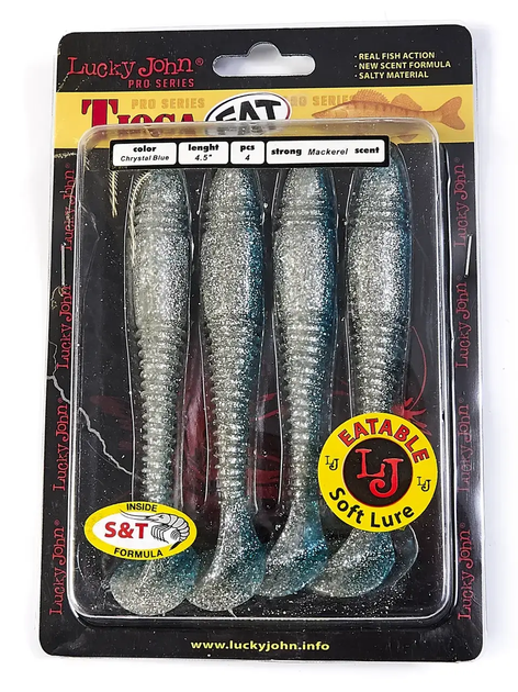 Віброхвіст TIOGA FAT LJ Pro Series 4,5"/T05*4 140147-T05 - Фото 2 Віброхвіст TIOGA FAT LJ Pro Series 4,5"/T05*4 140147-T05 - зображення 2