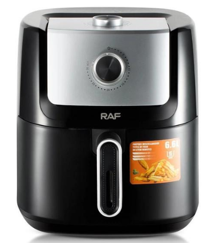 Повітряна фритюрниця для запікання RAF R5281 6,6 л 1600 Вт Чорна - зображення 2