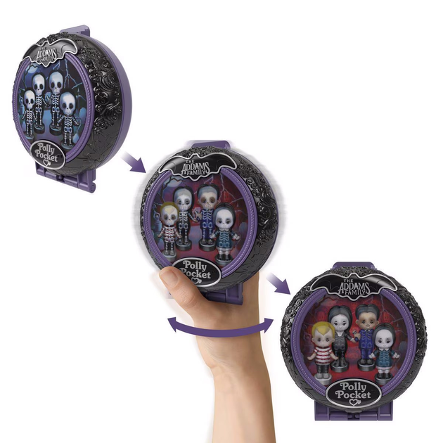 Figurki kolekcjonerskie Mattel Polly Pocket Collector The Addams Family HXW25 (0194735239634) - obraz 10