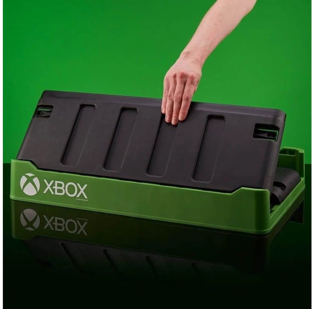 Schowek Numskull Official Xbox Bedroom Storage Box with folding chair (5056280455165) - obraz 4