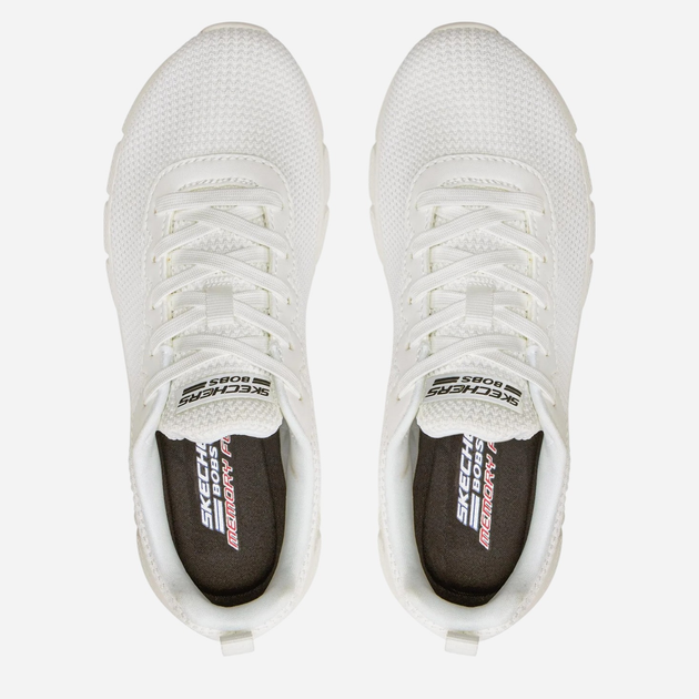 Жіночі кросівки Skechers 117346-W 38.5 Білі (197627211008) - зображення 4
