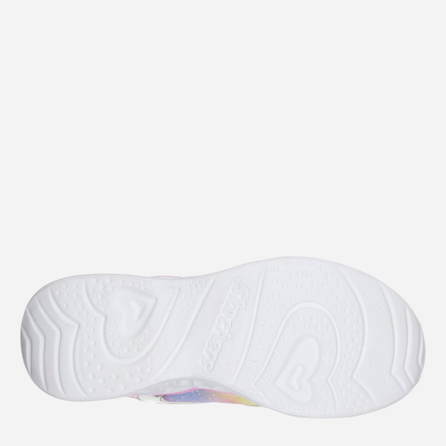 Підліткові з підсвіткою кросівки для дівчинки Skechers 302308L-SMLT 37 Сріблясті (195204584309) - зображення 5