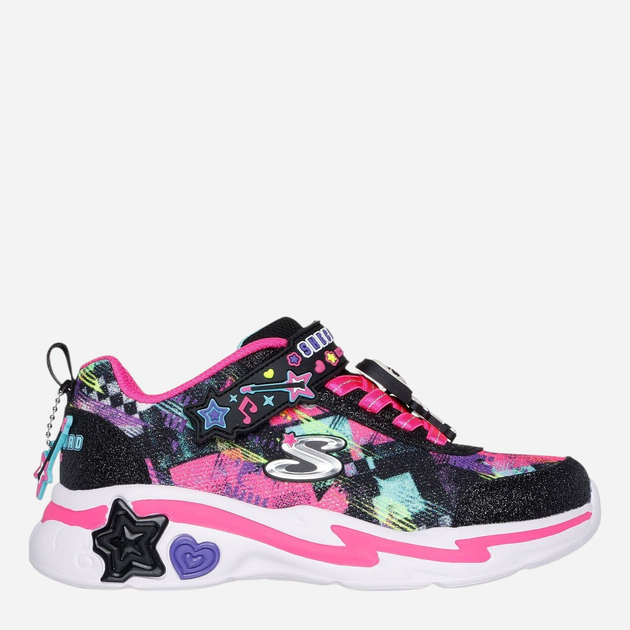 Buty sportowe chłopięce Skechers Snuggle Sneaks 302214N-BKMT 23 Czarne (197976511408) - obraz 1