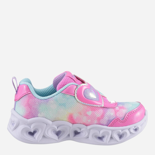 Дитячі з підсвіткою кросівки для дівчинки Skechers 302693N-PKTQ 24 Рожеві (197627289960) - зображення 3