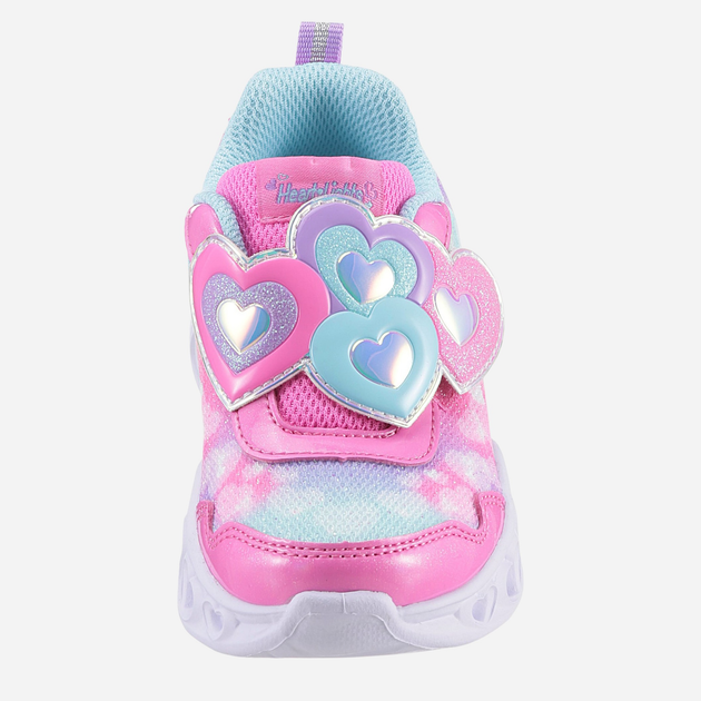 Дитячі з підсвіткою кросівки для дівчинки Skechers 302693N-PKTQ 22 Рожеві (197627289946) - зображення 4