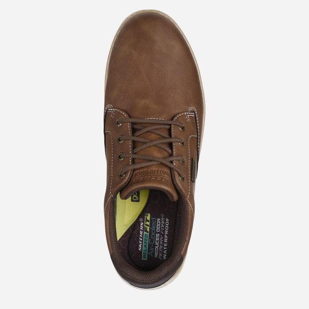 Чоловічі туфлі Skechers 205234-BRN 42 Коричневі (197976120402) - зображення 4