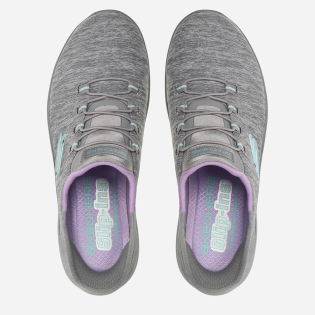 Buty sportowe damskie Skechers 149937-GYMT 35 Szare (196642463720) - obraz 4