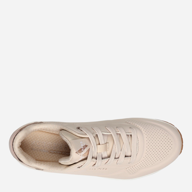 Buty sportowe damskie Skechers 177094-NAT 37.5 Beżowe (197627310763) - obraz 4