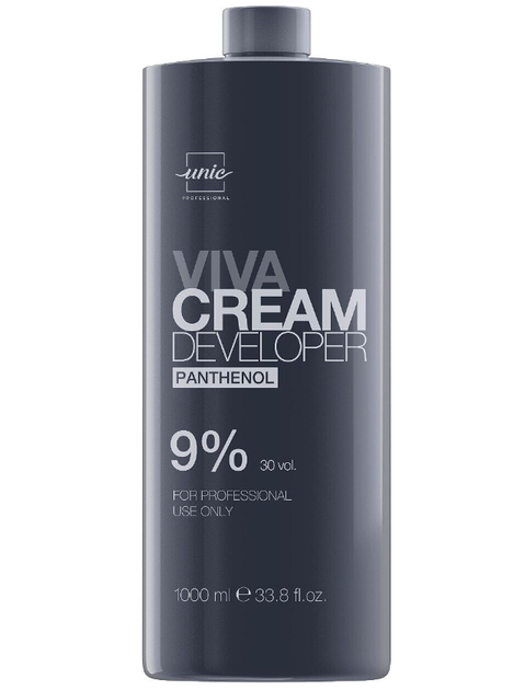 Крем-оксигент для окрашивания волос UNIC VIVA 9%, 1000 мл - Фото 1 Крем-оксигент для окрашивания волос UNIC VIVA 9%, 1000 мл - изображение 1