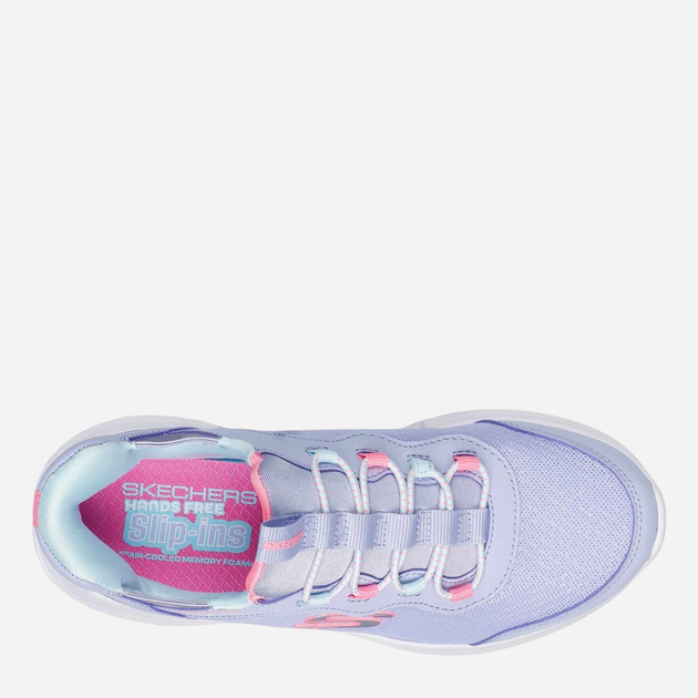 Buty sportowe chłopięce Skechers 303585L-LAV 28.5 Fioletowe (197976054875) - obraz 4