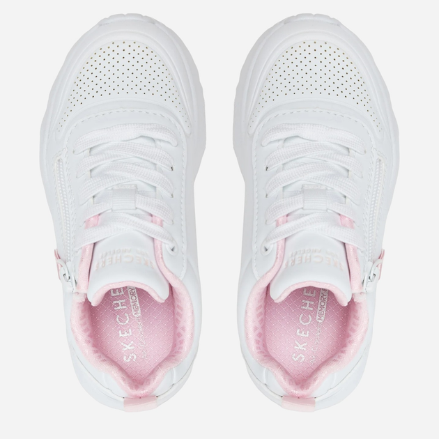 Buty sportowe chłopięce Skechers Uno Lite 310387L-WHT 30 Białe (197627291475) - obraz 4