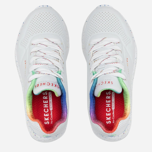 Buty sportowe chłopięce Skechers 310456L-WMLT 28.5 Białe (195969095515) - obraz 5