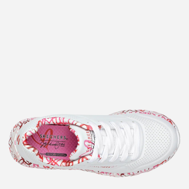 Buty sportowe chłopięce Skechers 314976L-WRPK 27.5 Białe (195969525951) - obraz 4