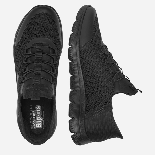Klapki chłopięce Skechers 403833L-BBK 27 Czarne (197976426009) - obraz 5