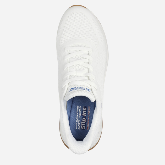 Buty sportowe męskie Skechers 118423-WHT 49.5 Białe (198376764180) - obraz 4