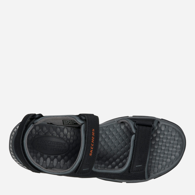 Чоловічі сандалії Skechers 204105-BLK 50.5 Чорні (196311001314) - зображення 4