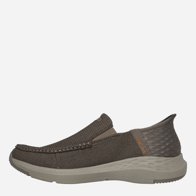 Mokasyny męskie Skechers 204804-TPE 41 Szaro-beżowe (196642548236) - obraz 4