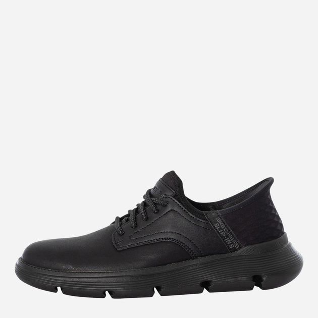 Чоловічі дербі Skechers 205046-BBK 45 Чорні (196989359670) - зображення 3