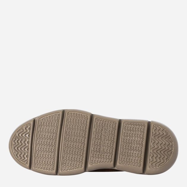 Buty derby męskie skórzane Skechers 205046-CDB 44 Brązowe (196989359793) - obraz 7