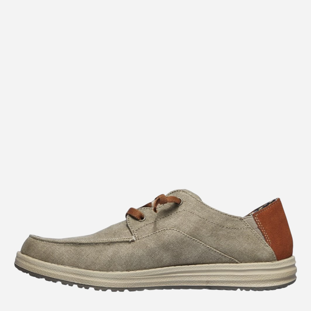 Чоловічі туфлі Skechers 210116-TPE 45.5 Сіро-бежеві (194428924069) - зображення 3