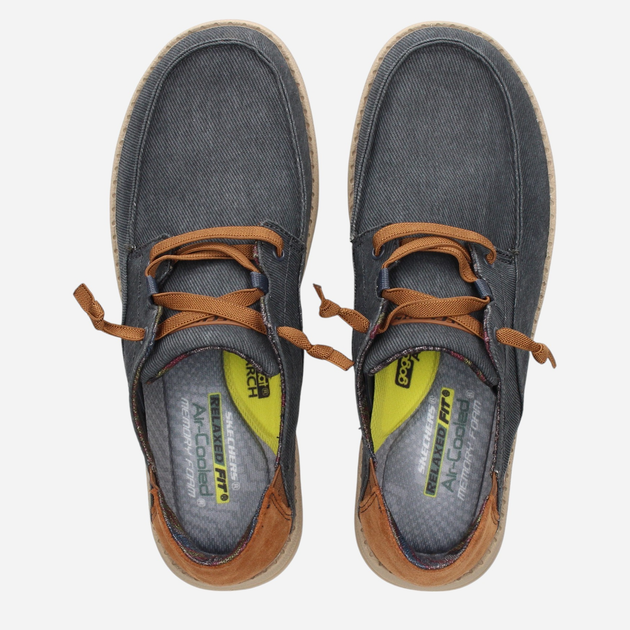 Półbuty męskie Skechers 210116-NVY 40 Niebieskie (194428923857) - obraz 6