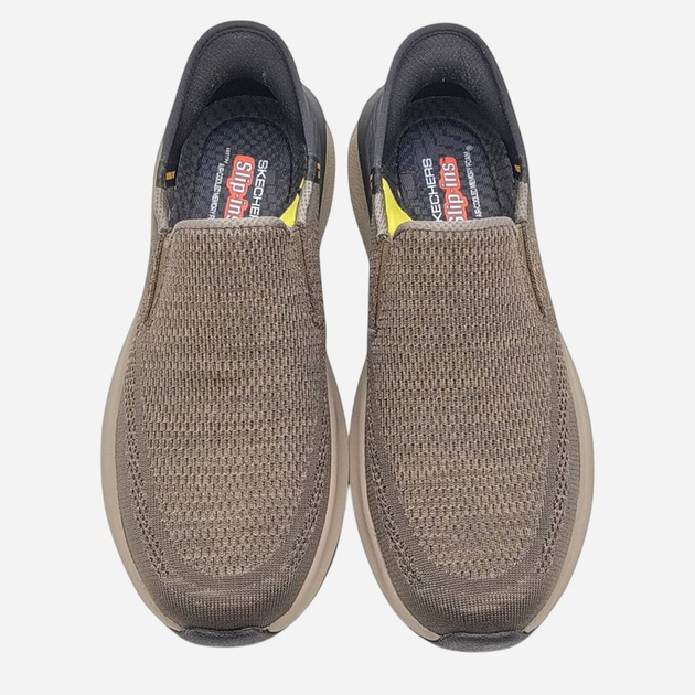 Buty wsuwane męskie Skechers 210546-OLBK 39.5 Oliwkowe (196989722993) - obraz 6