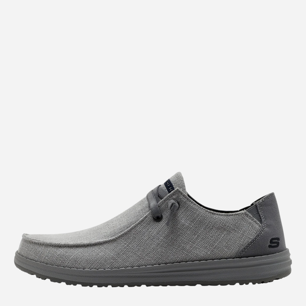 Чоловічі мокасини Skechers 210726-GRY 43 Сірі (196989358871) - зображення 3