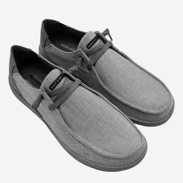 Чоловічі мокасини Skechers 210726-GRY 43 Сірі (196989358871) - зображення 4