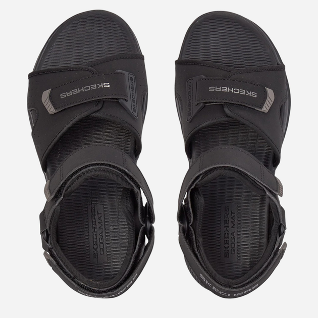 Чоловічі сандалії Skechers 229097-BBK 39 Чорні (196642924795) - зображення 4
