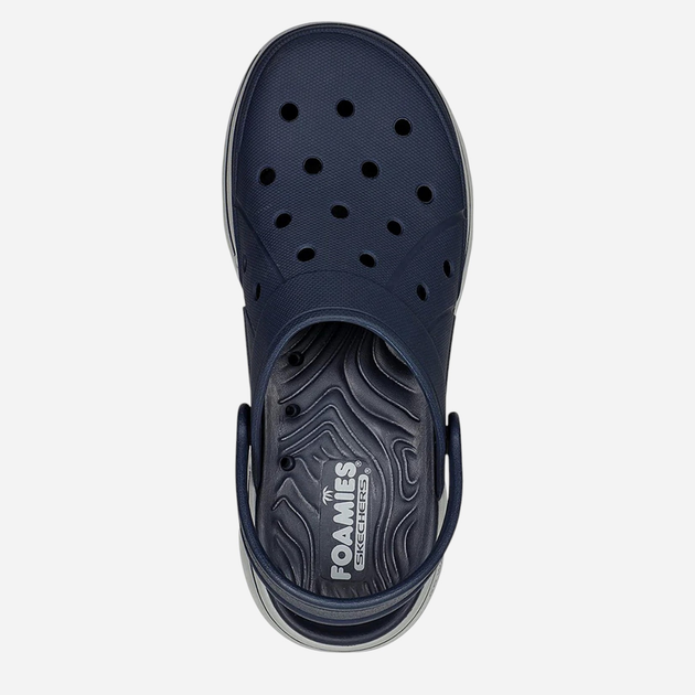 Chodaki męskie gumowe Skechers 243032-NVY 45.5 Niebieskie (196311451454) - obraz 4