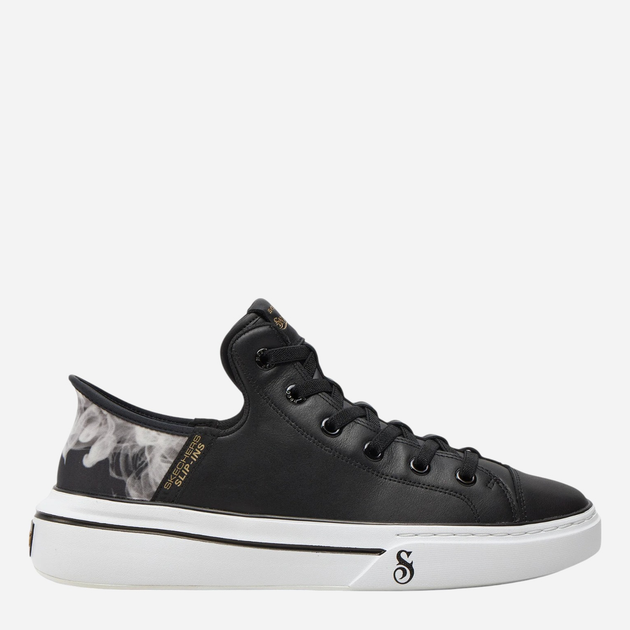 Sneakersy męskie skórzane Skechers 251016-BKW 41 Czarne (196989691503) - obraz 1