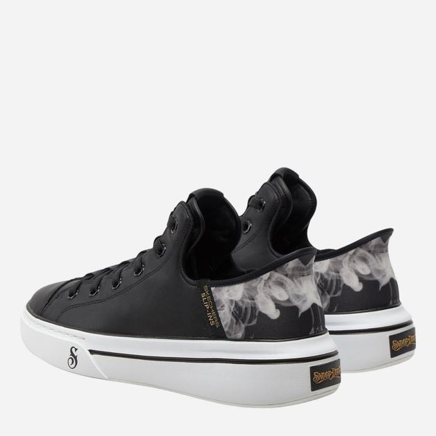 Sneakersy męskie skórzane Skechers 251016-BKW 44 Czarne (197627217246) - obraz 3