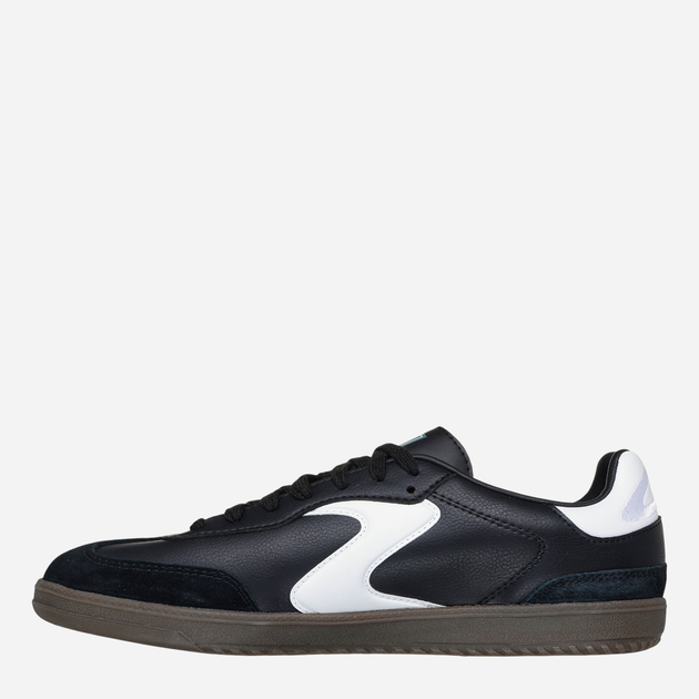 Чоловічі кеди низькі Skechers 254150-BKW 42 Чорні (198376193331) - зображення 3