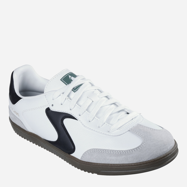 Tenisówki męskie do kostki Skechers 254150-WBK 39 Białe (198376193706) - obraz 2