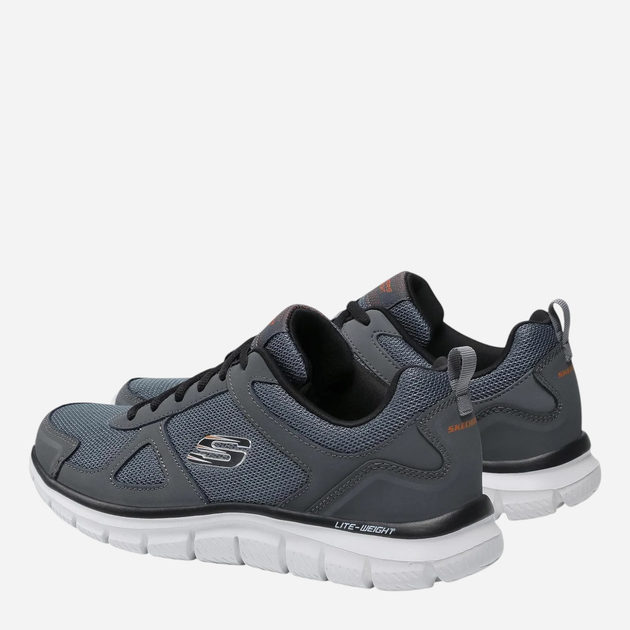 Buty sportowe męskie Skechers 52631-CCBK 41 Szare (192283613913) - obraz 4