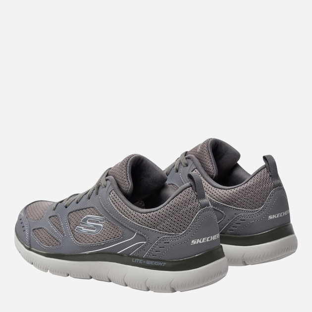 Buty sportowe męskie Skechers 52812-CHAR 45.5 Szare (191665122005) - obraz 3
