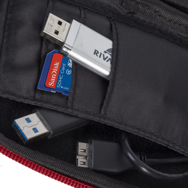 Etui na dysk HDD 2.5" RIVACASE Davos 9101 Red (RC9101_RD) - obraz 9