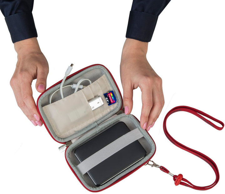 Etui na dysk HDD 2.5" RIVACASE Davos 9101 Red (RC9101_RD) - obraz 13