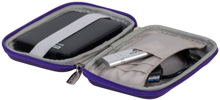 Чохол для зовнішніх HDD 2.5" RIVACASE Davos 9101 Purple (RC9101_PP) - зображення 5