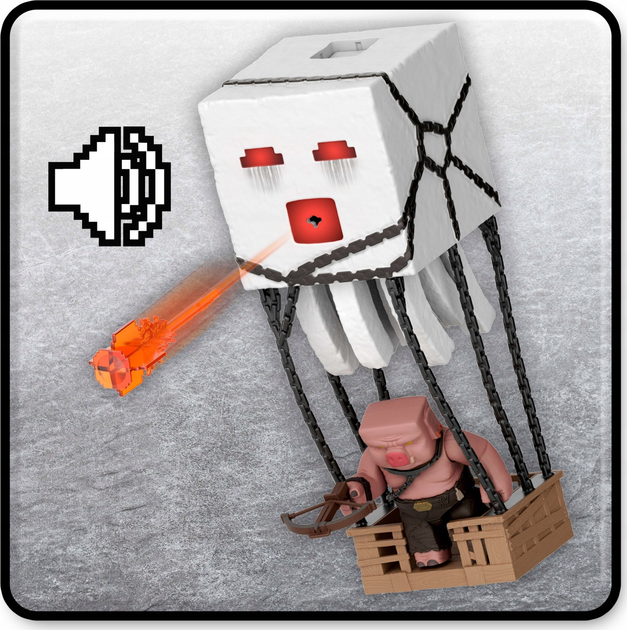 Figurka Mattel Minecraft Movie Blast Attack Ghast JFB69 (0194735292530) - obraz 7