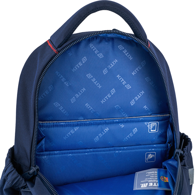 Рюкзак шкільний Kite Education FC Barcelona 38x28x16 см 18 л (BC25-700M) - зображення 12