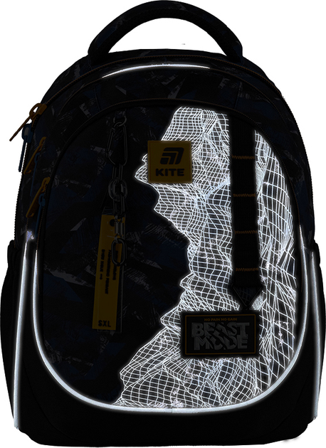Рюкзак шкільний Kite Education Beast Mode 38x28x16 см 18 л (K25-700M-4) - зображення 14