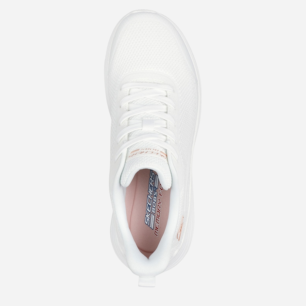 Sneakersy damskie Skechers 117483-WHT 37 Białe (197976345751) - obraz 4