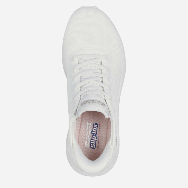 Жіночі кросівки Skechers 117497-OFWT 40 Білі (197976169678) - зображення 4