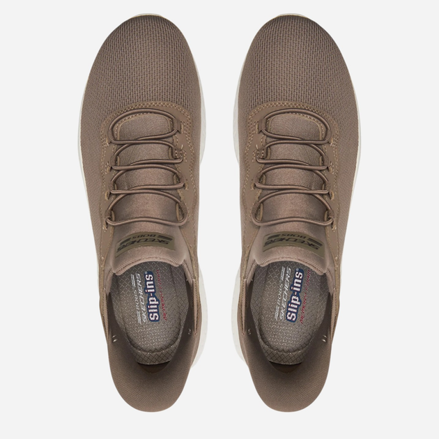 Buty sportowe damskie Skechers 117500-TPE 35.5 Szaro-beżowe (196989313573) - obraz 4