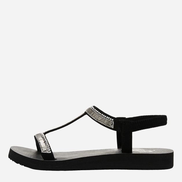 Sandały damskie płaskie Skechers 119292-BLK 36 Czarne (196311024672) - obraz 3